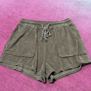 Zara Brown Lounge Shorts